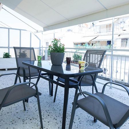 Modern 1 Bd Balcony Apt Near Metro In Kato Patisia Atina Dış mekan fotoğraf