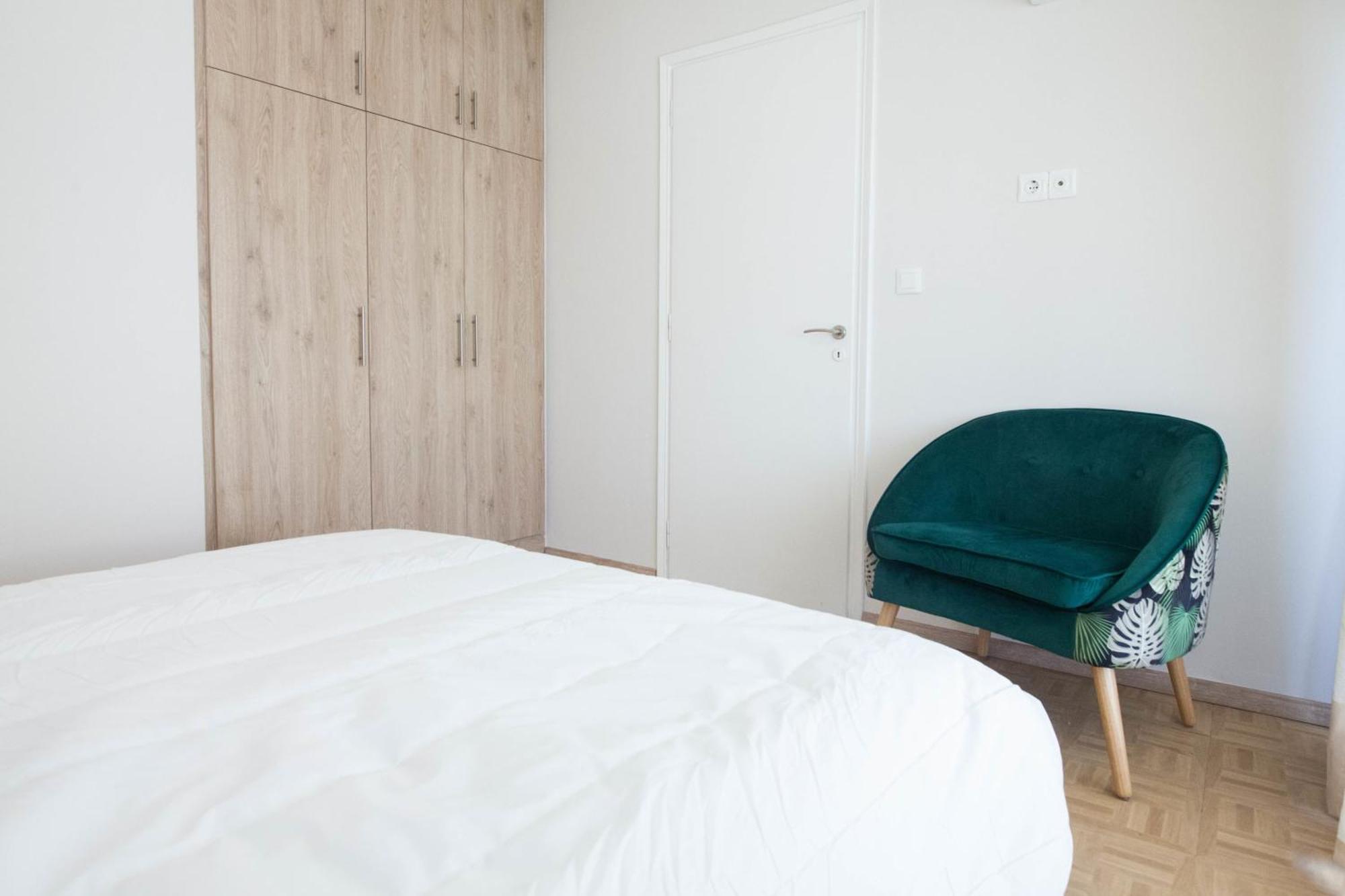 Modern 1 Bd Balcony Apt Near Metro In Kato Patisia Atina Dış mekan fotoğraf